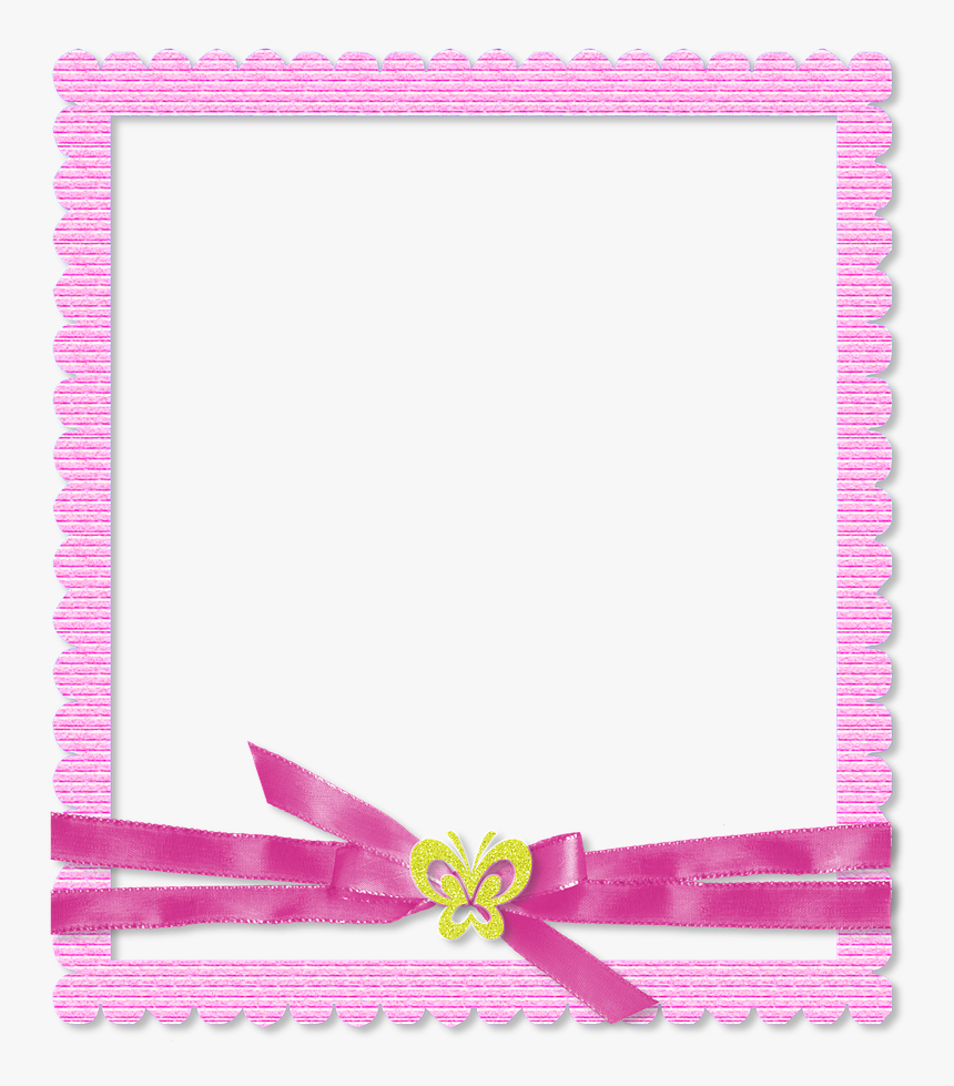 Photo Frame, Scrapbook, Pink, Color - Png Format Scrapbook Frame, Transparent Png, Free Download