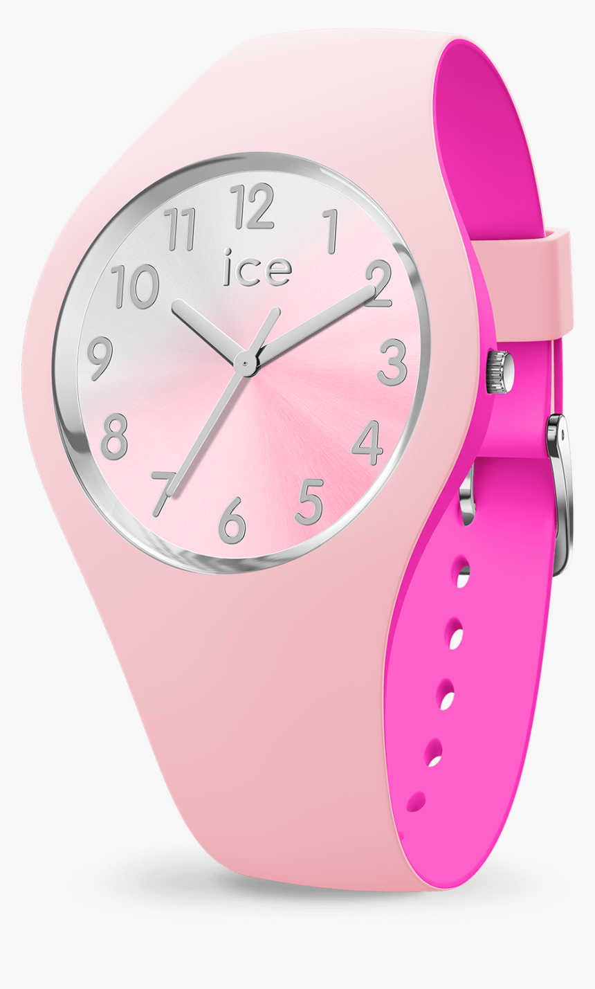 Les Montre Ice Watch Duo Chic Pink Silver A Vendre, HD Png Download, Free Download