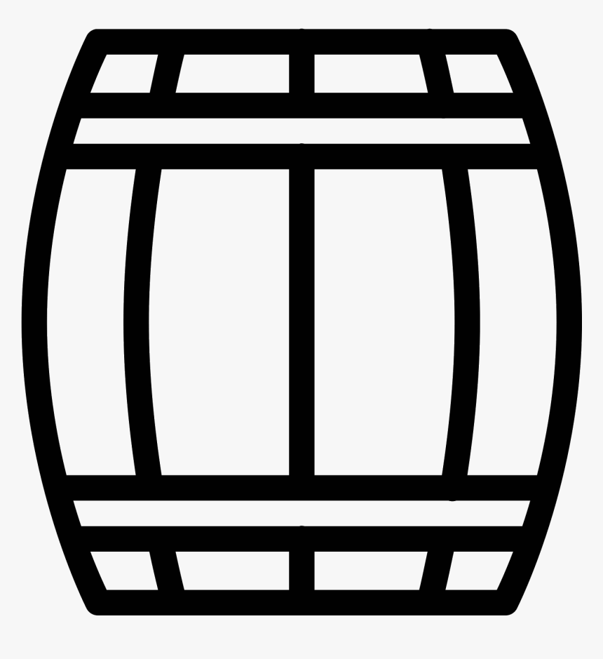 Wooden Beer Keg Icon - Clipart Beer Keg, HD Png Download, Free Download