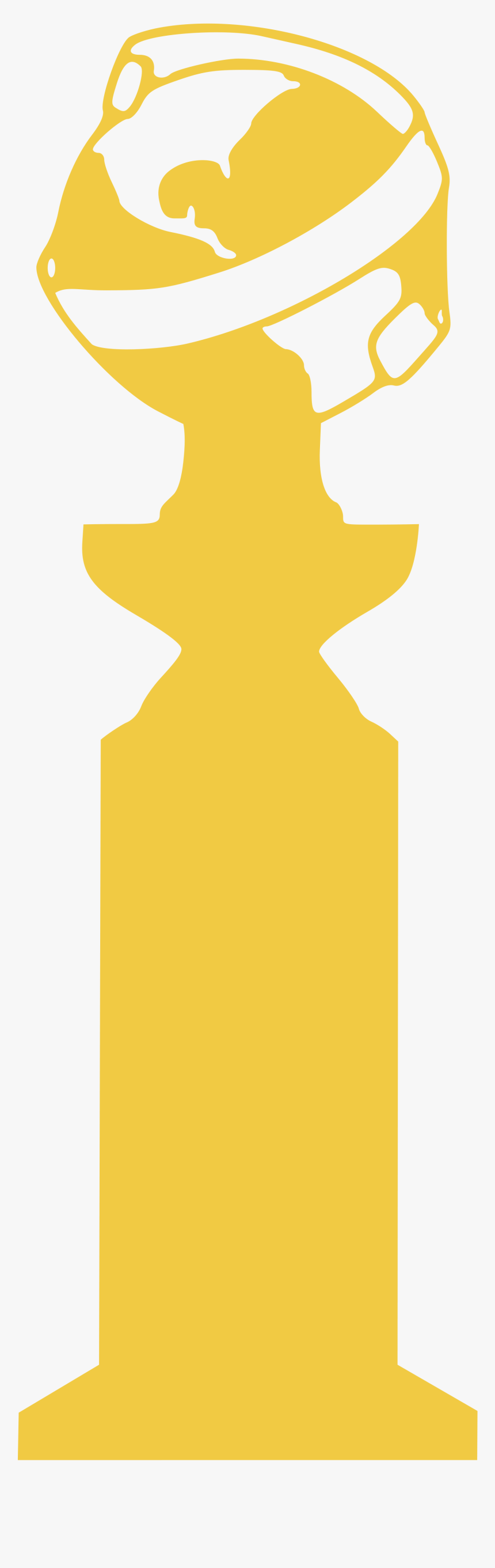 Golden Globe Png - Golden Globes Awards Drawing, Transparent Png, Free Download