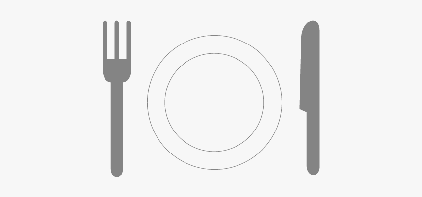 Grey Fork And Knife Png - Grey Knife And Fork, Transparent Png, Free Download