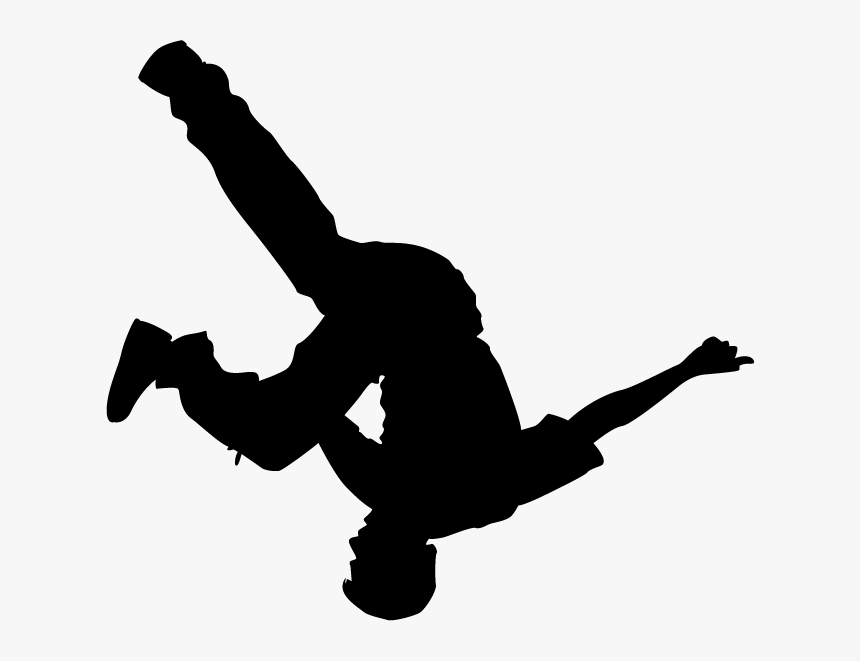 Break Dance Silhouette Transparent, HD Png Download, Free Download