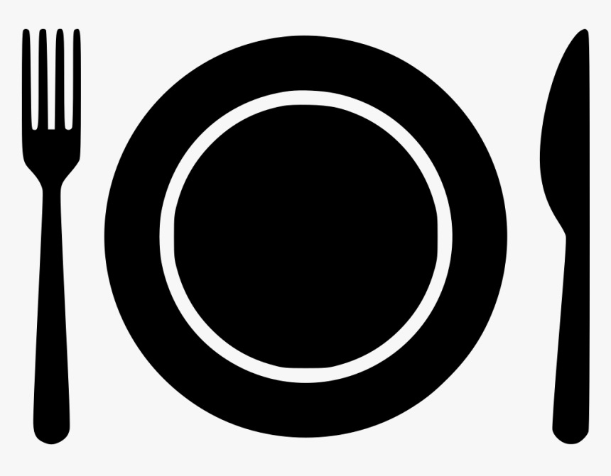 Transparent Spoon Icon Png - Transparent Fork Knife Plate Clipart, Png Download, Free Download