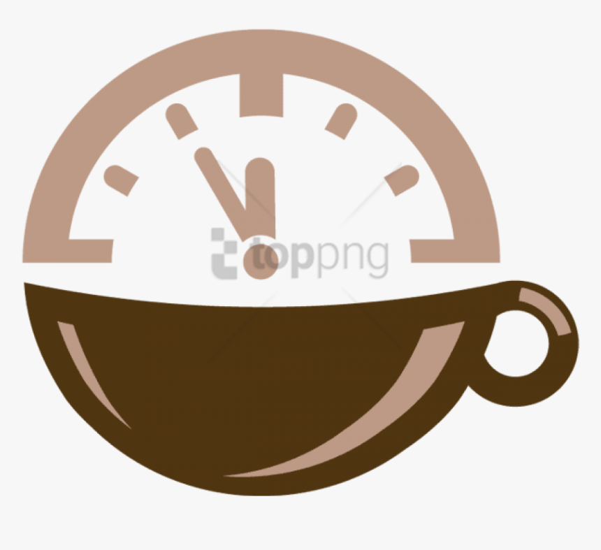 Free Png Download Coffee Clock Png Images Background - Coffee Clock Logo Png, Transparent Png, Free Download