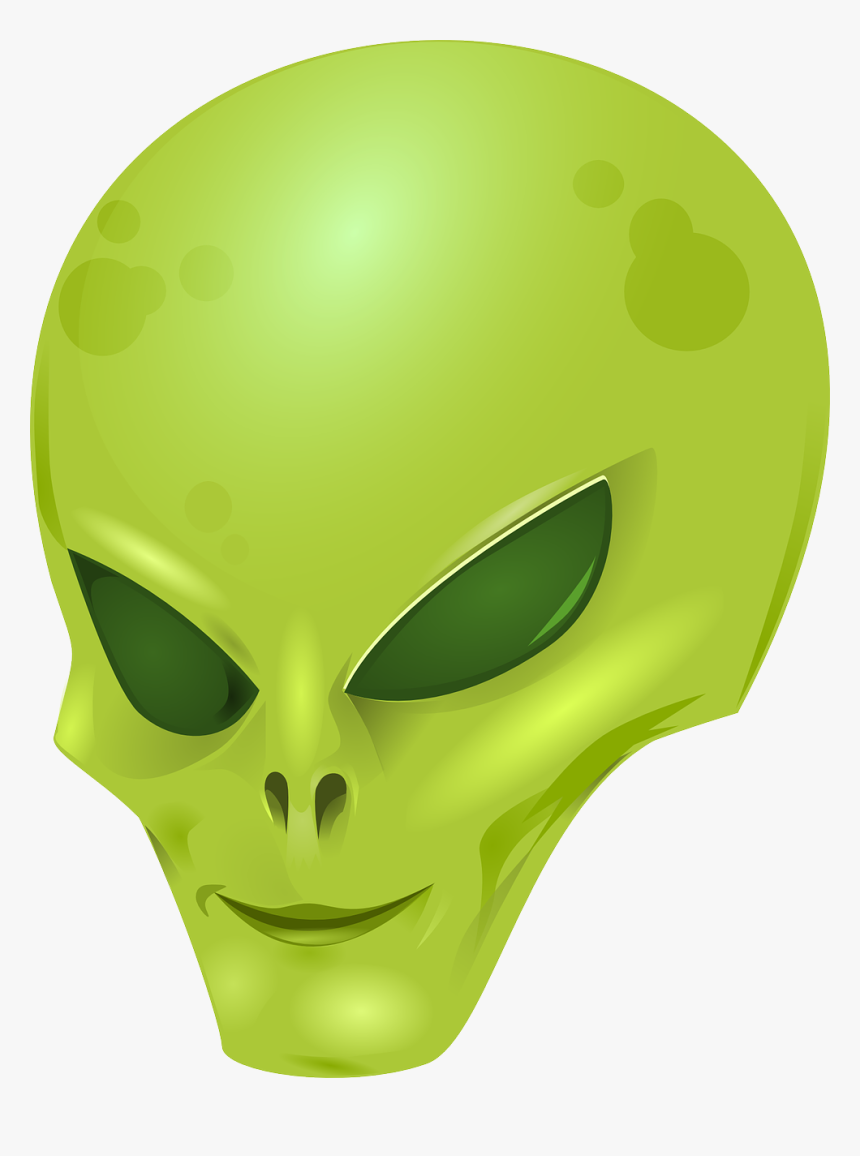 Alien, Martian, Cosmic, Face, Green, Head - Alien Head Png, Transparent Png, Free Download