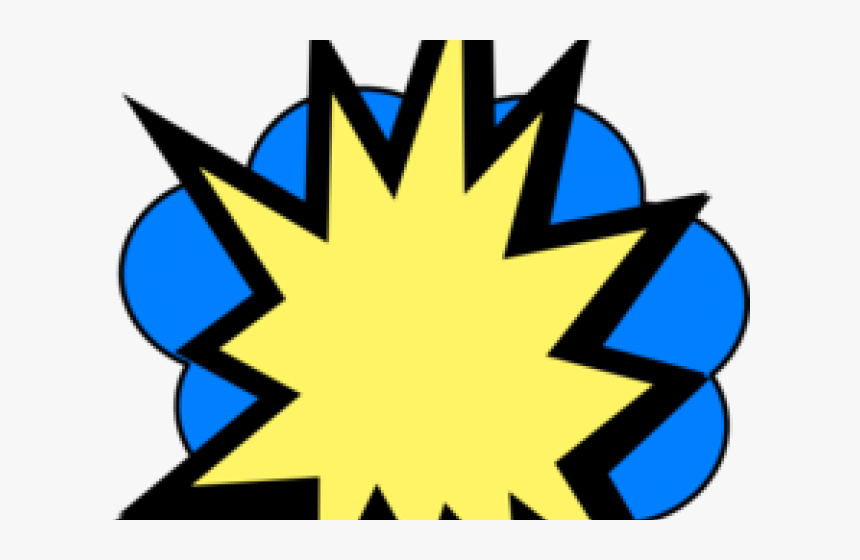 Starburst Clipart Bam - Comic Book Pow Png, Transparent Png, Free Download