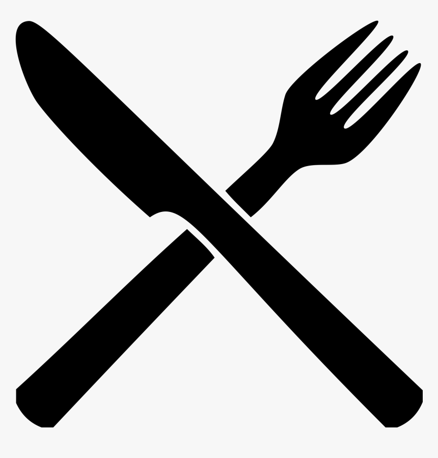 Fork Clipart Svg - Señal De Restaurante Png, Transparent Png, Free Download