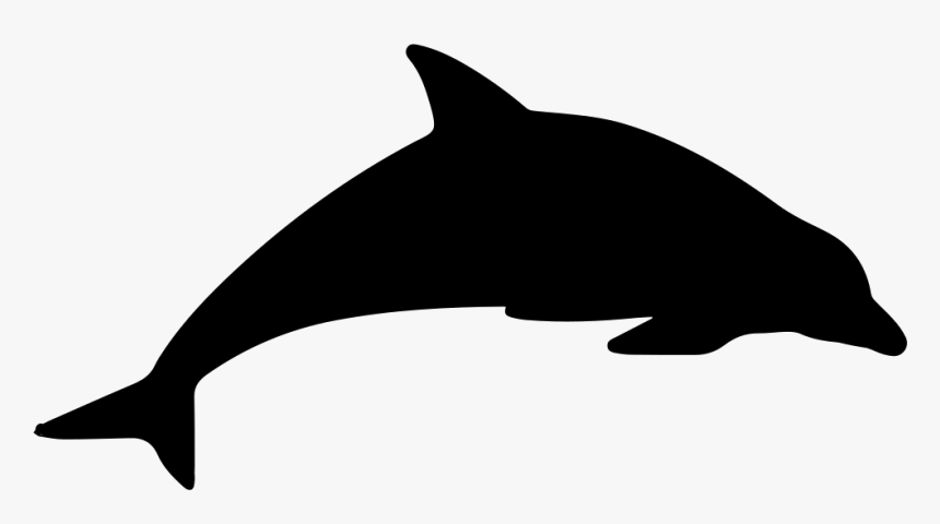 Dolphin Mammal Animal Silhouette - Animal Silhouette Dolphin, HD Png Download, Free Download