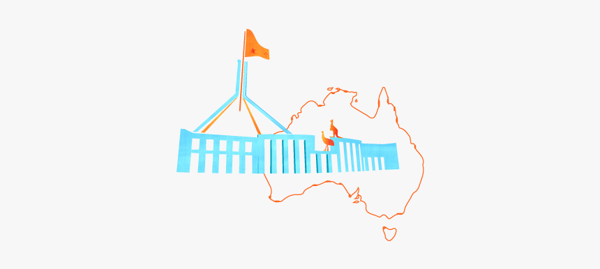 australian parliament house clipart with trees