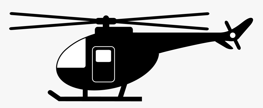 Clip Art News For Free - Helicopter Black And White Png, Transparent Png, Free Download