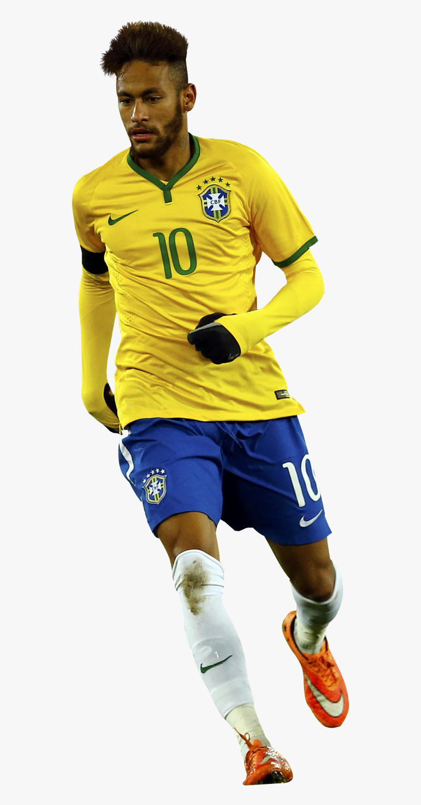 Neymar Brasil Team Png - Neymar Png Brasil, Transparent Png, Free Download