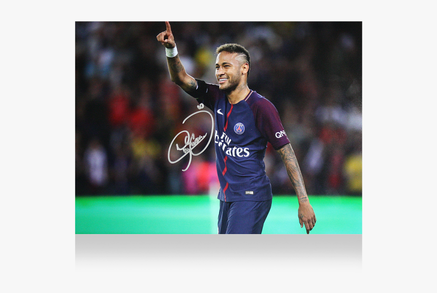 Signed Picture Of Neymar, HD Png Download, Free Download