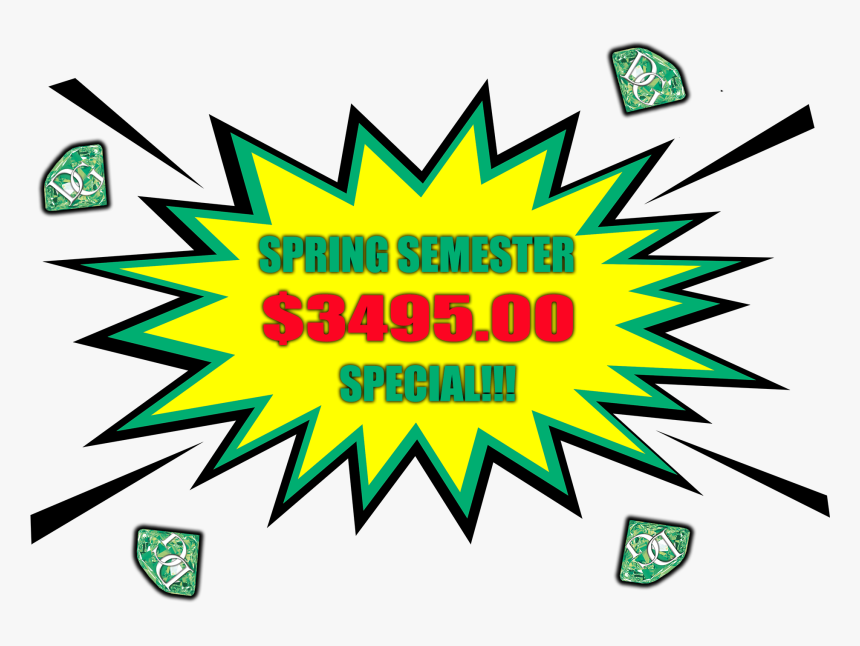 Spring Semester Special Starburst - Comic Transparent Explosion Png, Png Download, Free Download