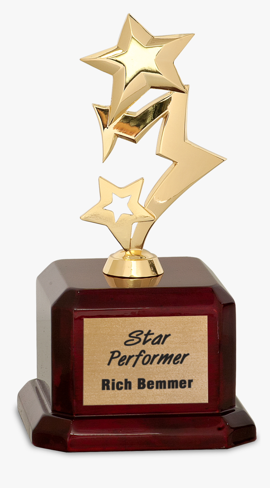 C - Metal Trophy Star Performer, HD Png Download, Free Download