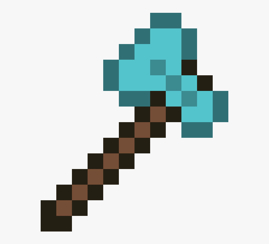 Minecraft Axe Drawing , Png Download - Minecraft Axe Png, Transparent Png, Free Download