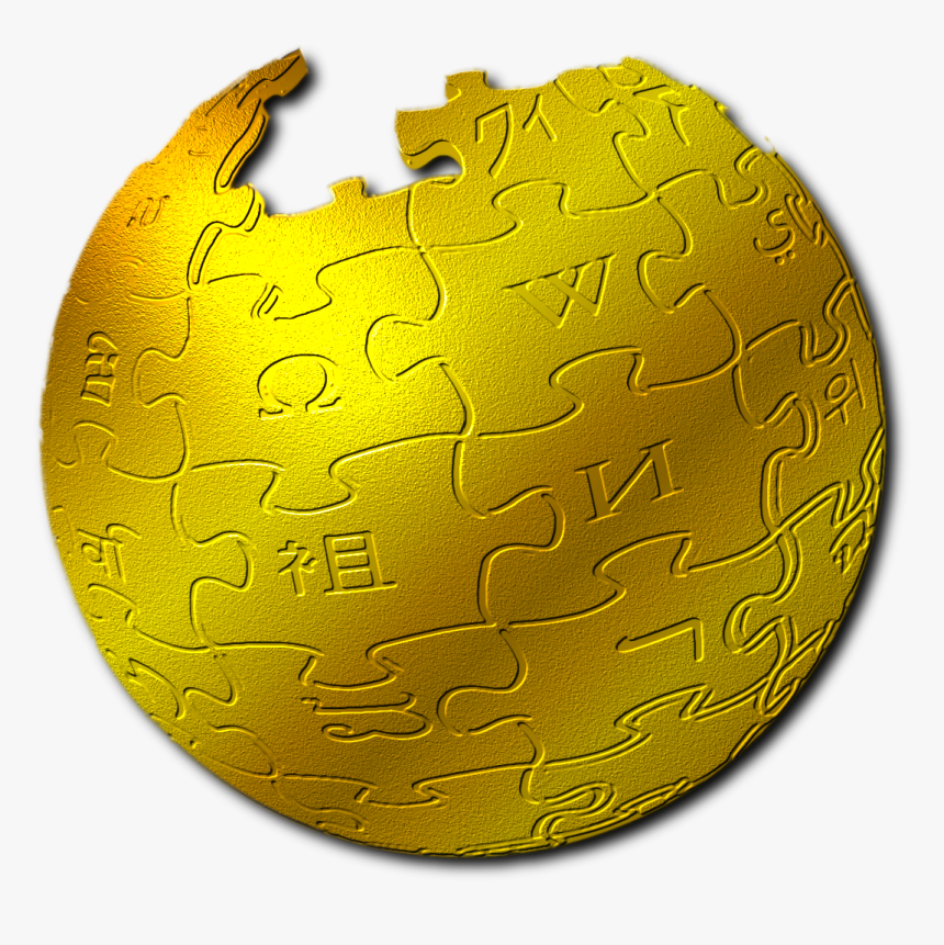 Golden Wikiglobe - Golden Png, Transparent Png, Free Download