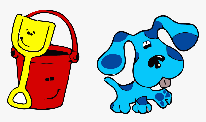 Blue"s Clues Clip Art Bucket Clipart Png - Blues Clues Cartoon Dog, Transparent Png, Free Download