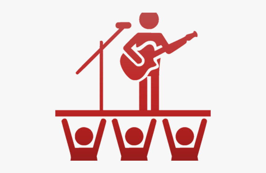 Concert Clipart Performer - Concert Icon Png, Transparent Png, Free Download