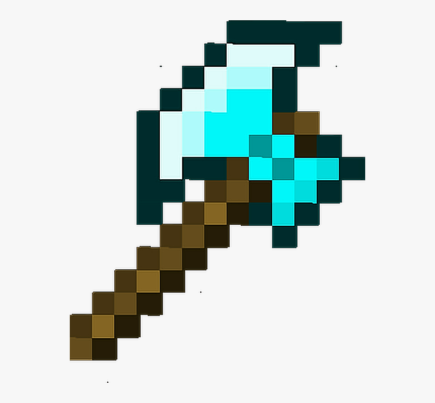 Axe Clipart Minecraft Diamond - Minecraft Axe, HD Png Download, Free Download