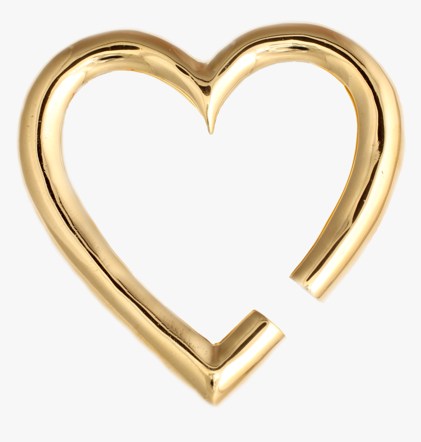 Golden Broken Heart Transparent, HD Png Download, Free Download