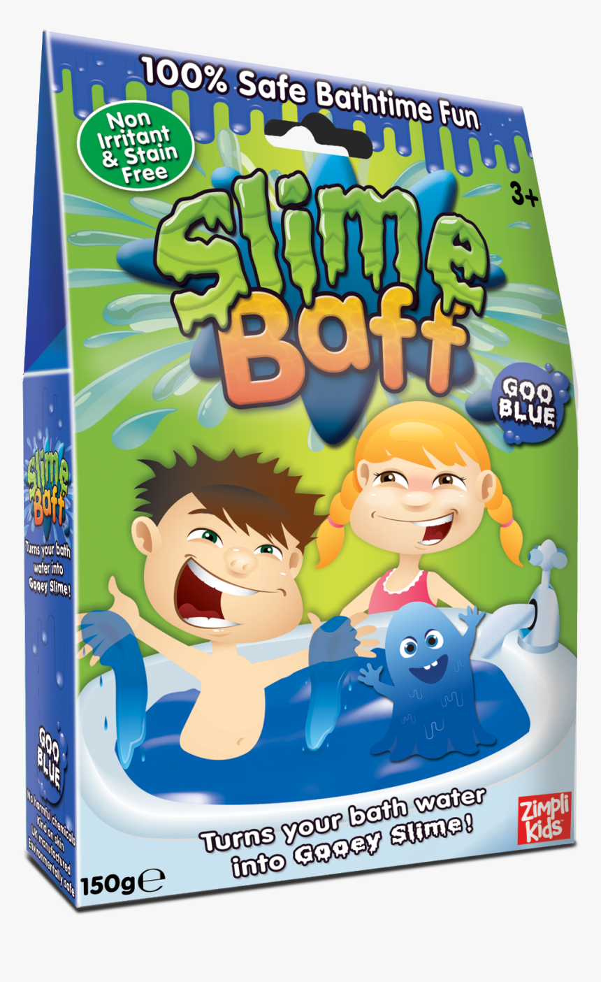 Zimpli Kids Ooze Baff Green 300g 2 Use - Zimpli Slime Baff Blue, HD Png Download, Free Download