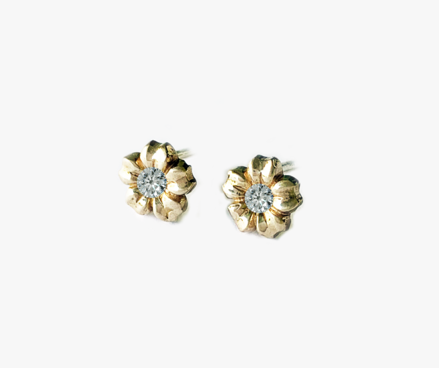 Lucky Blossom Stud Gold Diamond, HD Png Download, Free Download