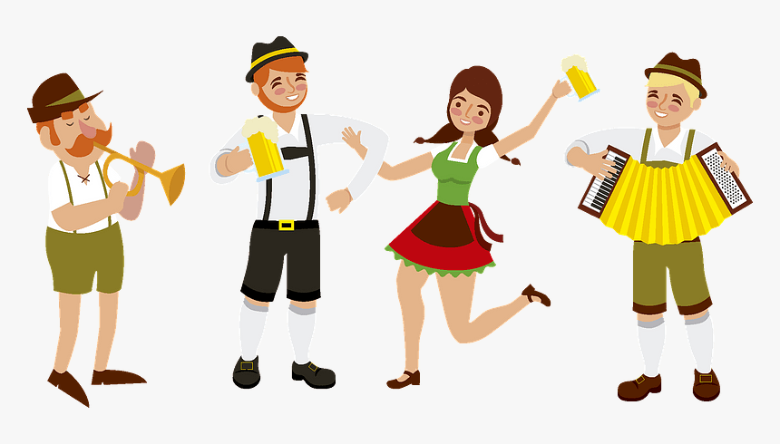 People Celebrating Oktoberfest Clipart, HD Png Download, Free Download