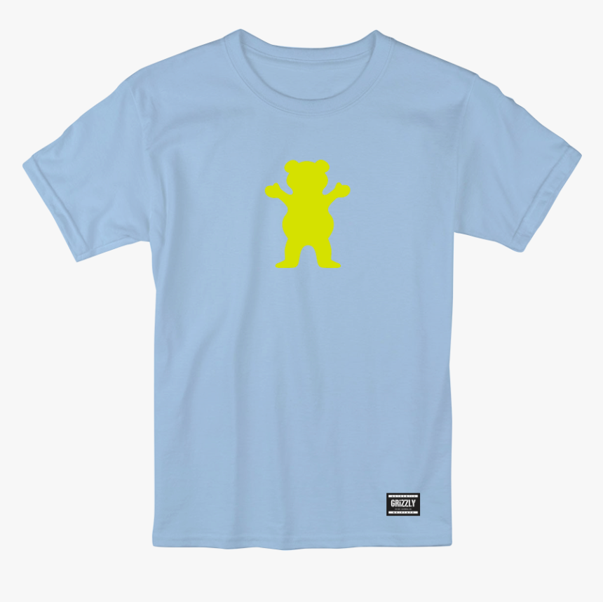 Grizzly Og Bear S/s Tee Blue/yellow - Tiger, HD Png Download, Free Download
