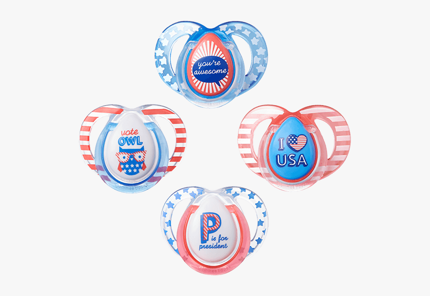 Stars And Stripes Pacifier - Badge, HD Png Download, Free Download