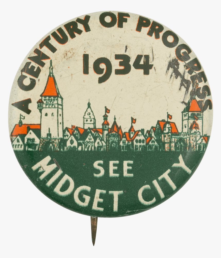 See Midget City Chicago Button Museum - Label, HD Png Download, Free Download