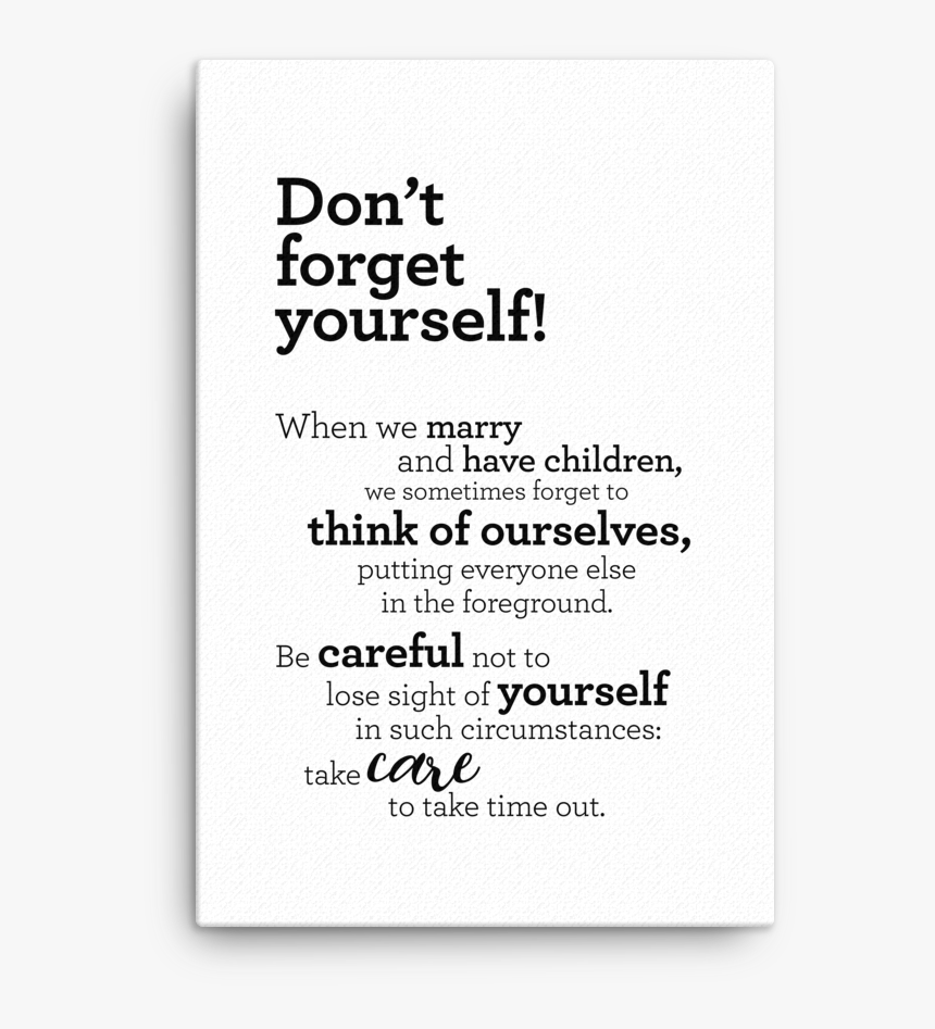 Don"t Forget Yourself - Gillette Children's Specialty Healthcare, HD Png Download, Free Download