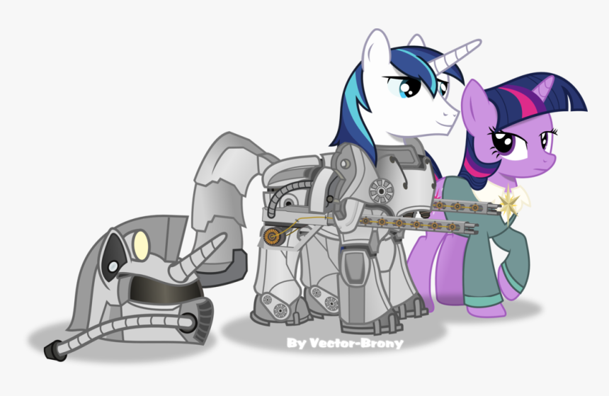 Vector-brony, Crossover, Fallout, Fallout Equestria, - Fallout Equestria Shining Armour, HD Png Download, Free Download
