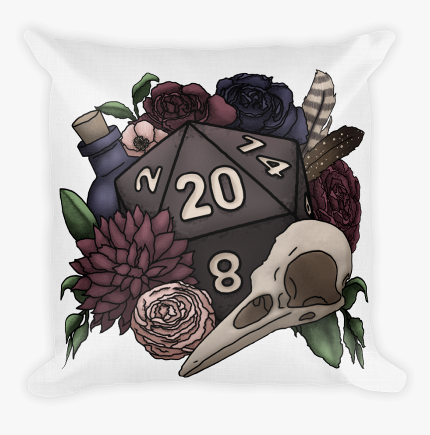 D20 Flowers , Png Download - D20 Dice Art, Transparent Png, Free Download