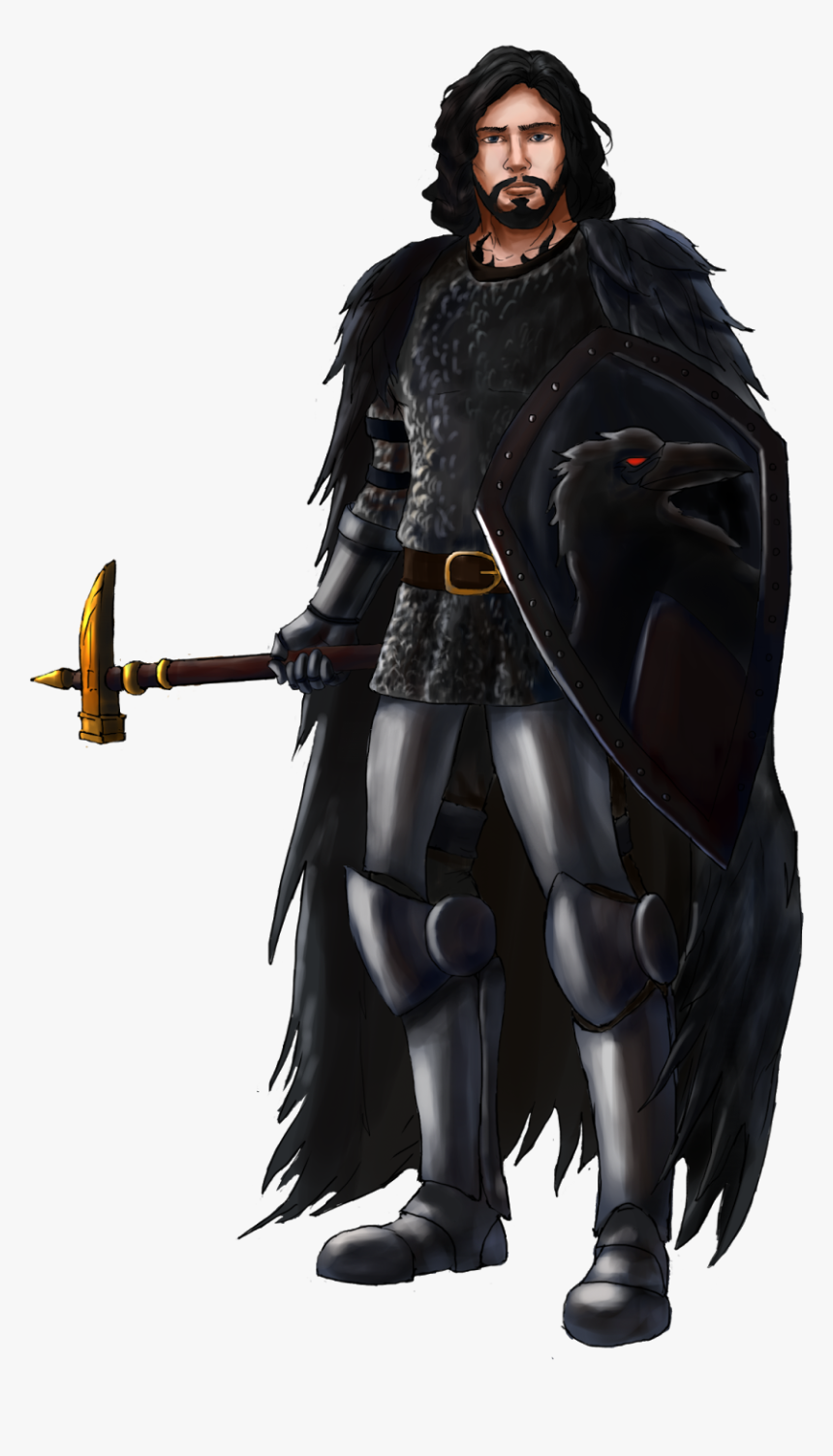 Kyrin, Cleric Of The Raven Queen - D&d Human Assassin, HD Png Download ...