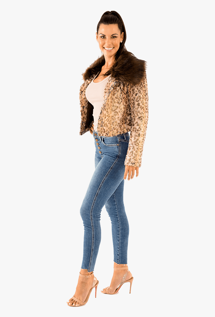 Serpentina Cropped Snake Jacket - Photo Shoot, HD Png Download, Free Download