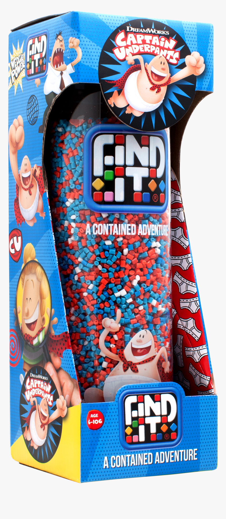 Captain Underpants Collectible Figures-captain Underpants - Cartoon, HD Png Download, Free Download