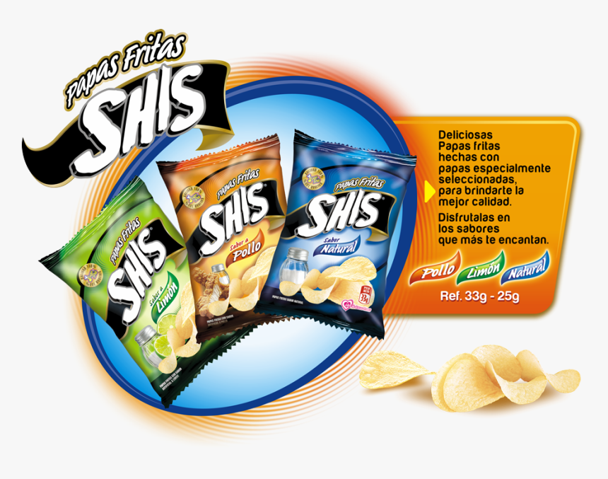 Papas Fritas Sabor - Potato Chip, HD Png Download, Free Download