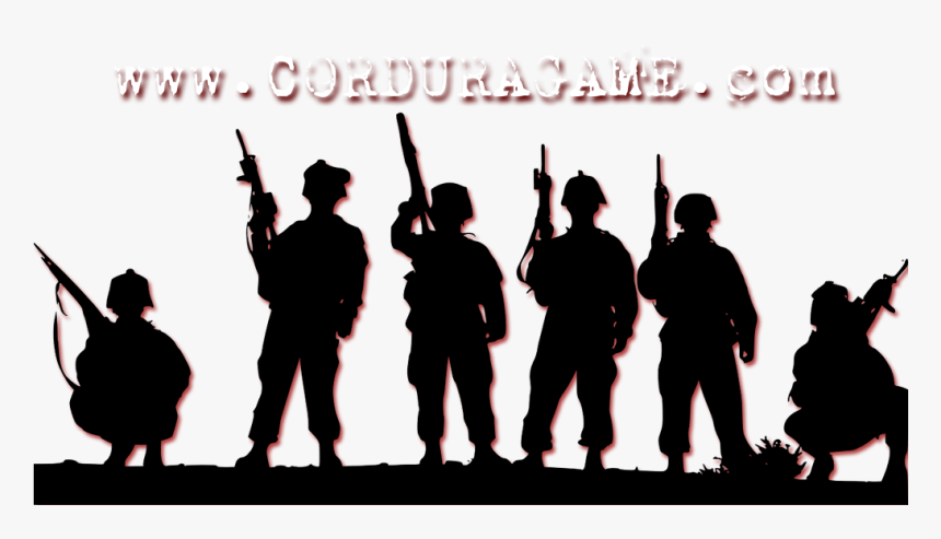 D Day Soldiers Silhouette, HD Png Download, Free Download