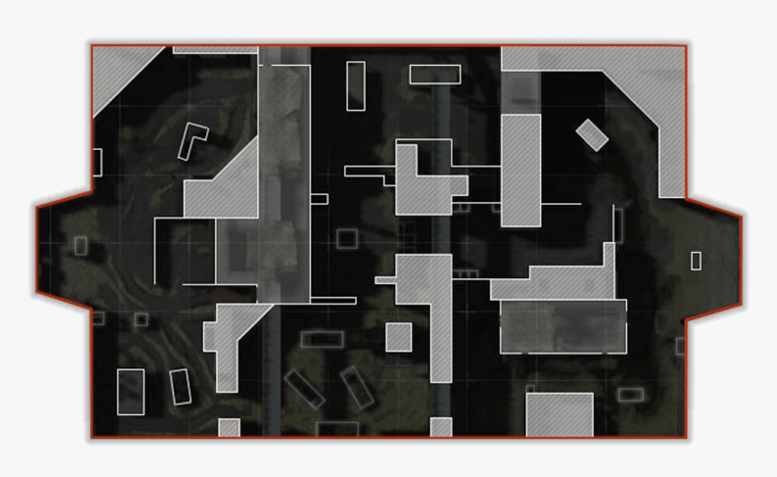 Shoot House Minimap - Shoot House Map Cod, HD Png Download, Free Download