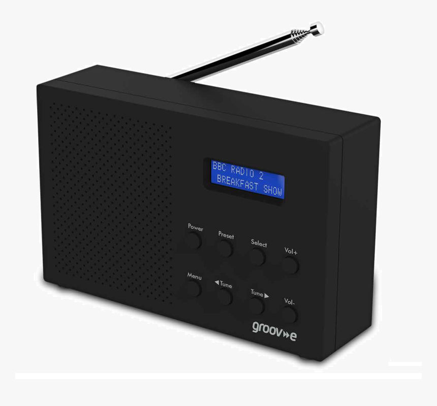 Groov-e Gvdr03bk Paris Portable Dab/fm Digital Radio, HD Png Download, Free Download