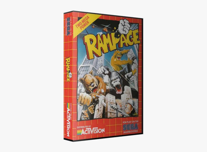 Rampage Atari 7800 Cover, HD Png Download, Free Download