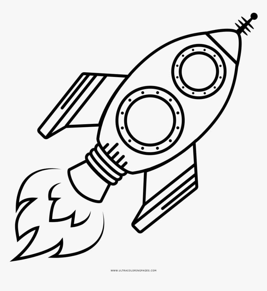 Rocket Coloring, HD Png Download, Free Download