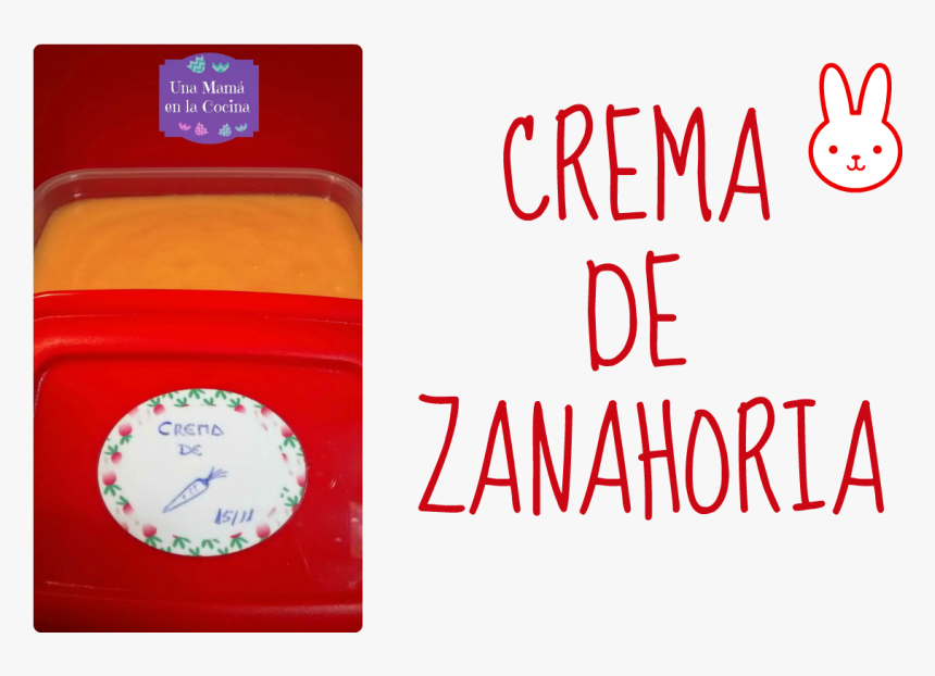 Receta De Crema De Zanahoria , Png Download - Rabbit, Transparent Png, Free Download