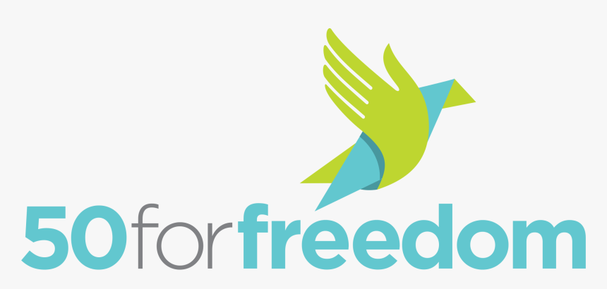 Logo 50ff - Campanha 50 For Freedom, HD Png Download, Free Download