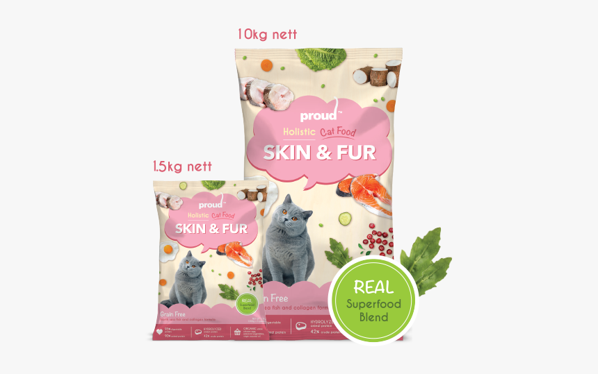 Product Holistic Cat Food Skin & Fur - Proud Cat Food Skin And Fur, HD Png Download, Free Download