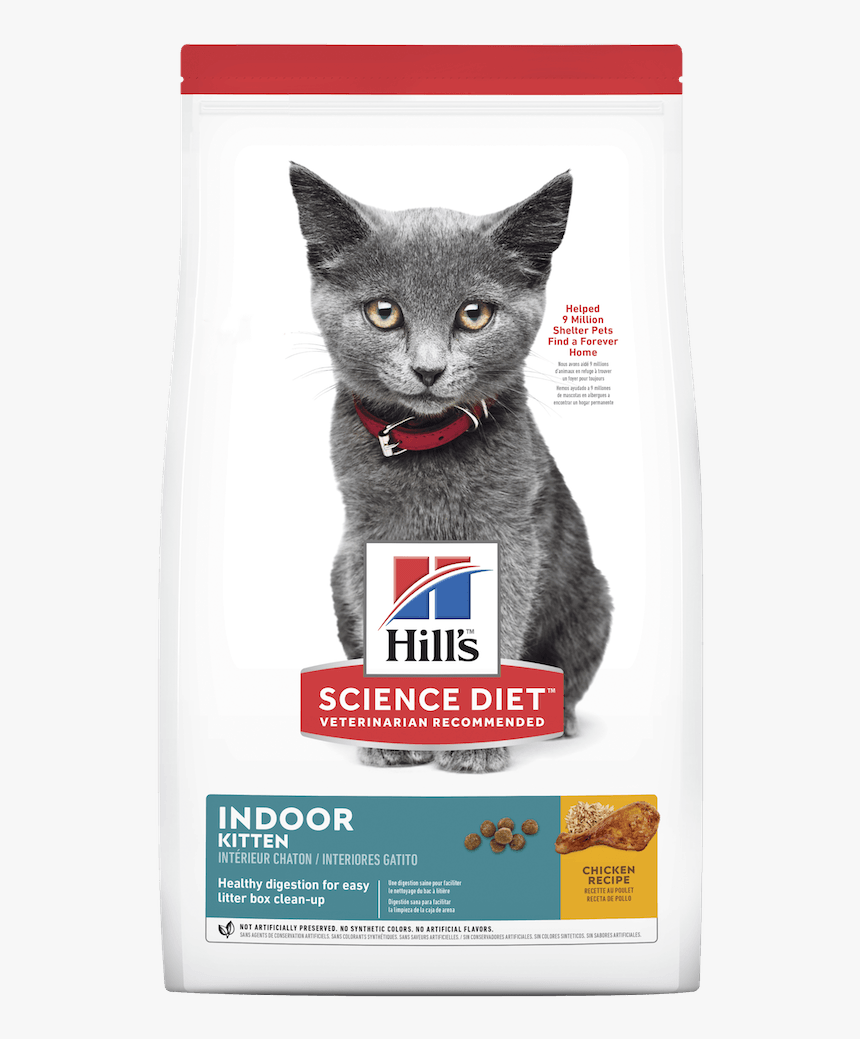 Hills Science Diet Kitten Indoor Dry Cat Food, HD Png Download, Free Download