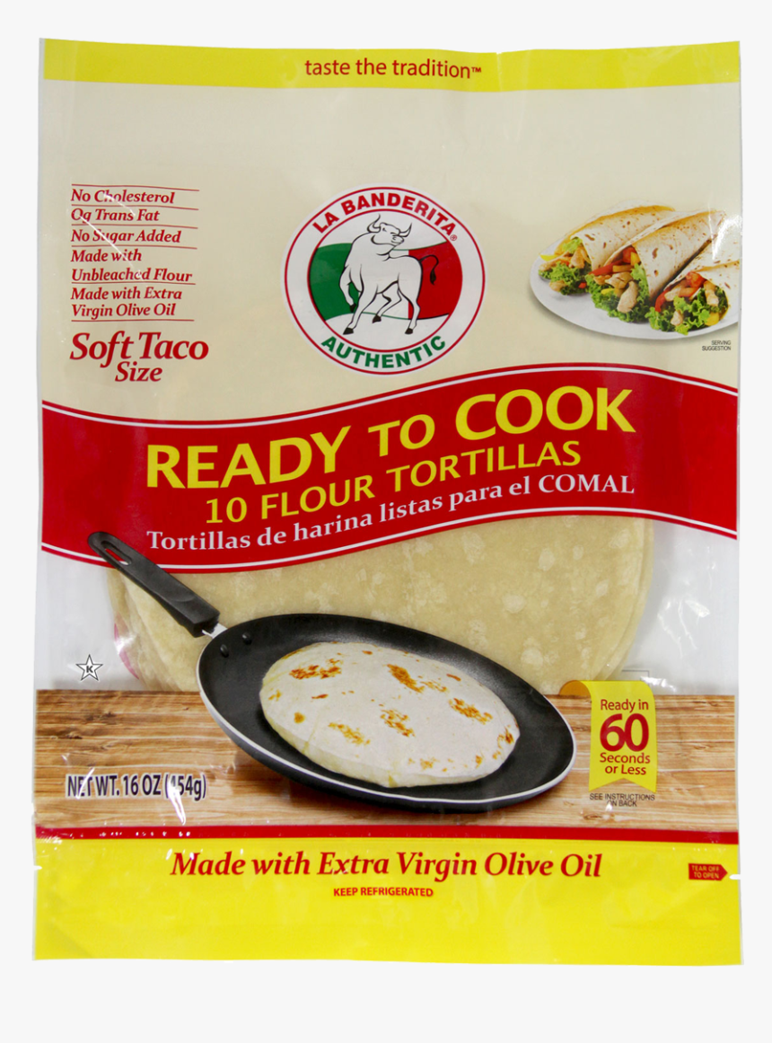 Ready To Heat Flour Tortillas, HD Png Download, Free Download