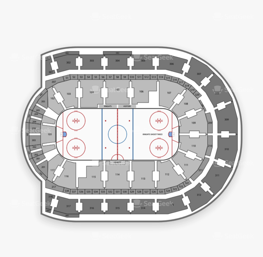 Philadelphia Flyers Seating Chart Map Seatgeek Png - Budweiser Gardens Seating Chart Rows, Transparent Png, Free Download