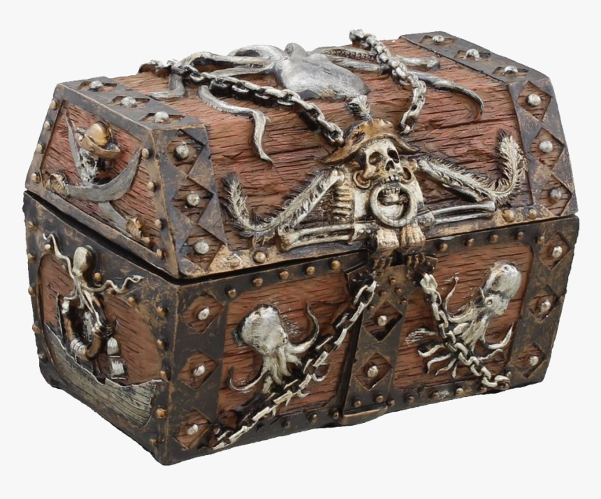 Treasure Chest Png - Epic Pirate Treasure Chest, Transparent Png, Free Download