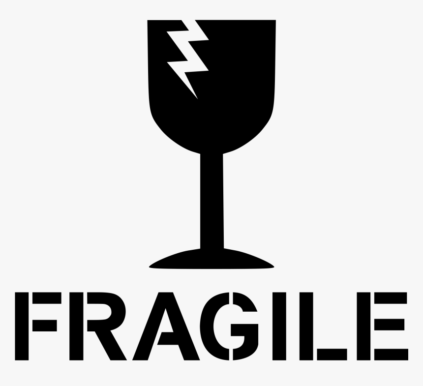 Fragile Sign Clip Arts - Fragile Sign, HD Png Download, Free Download